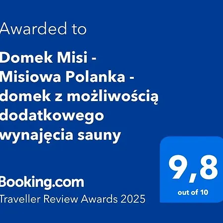Chalet Misi - Misiowa Polanka - Z Mozliwoscia Dodatkowego Wynajecia Sauny *